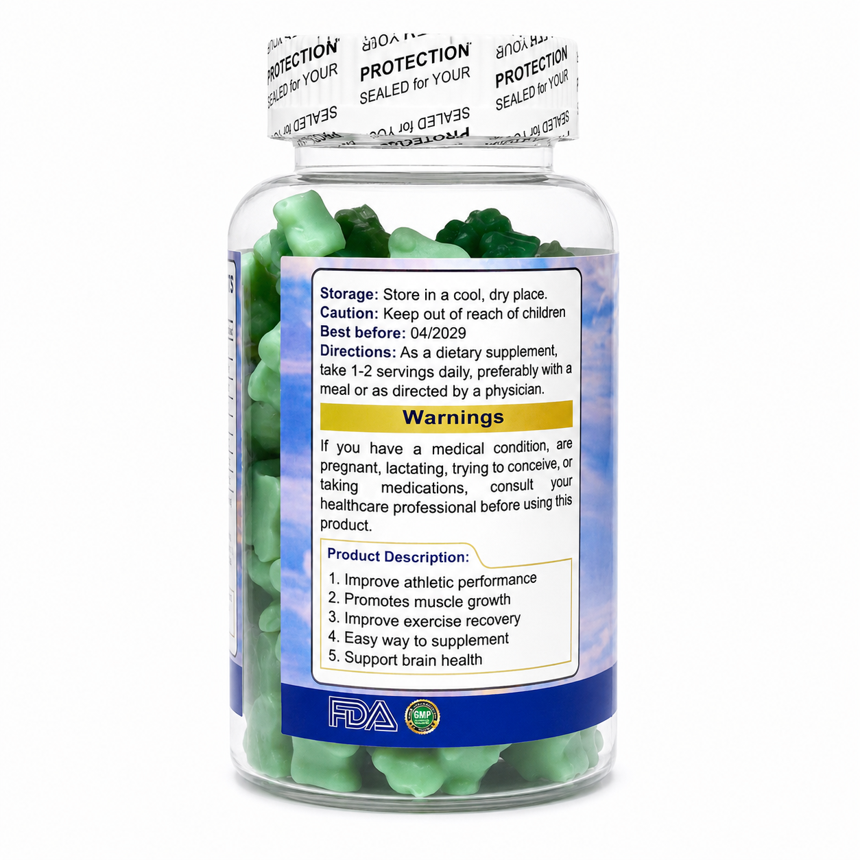 Creatine Boost Gummies Blueberry Flavor