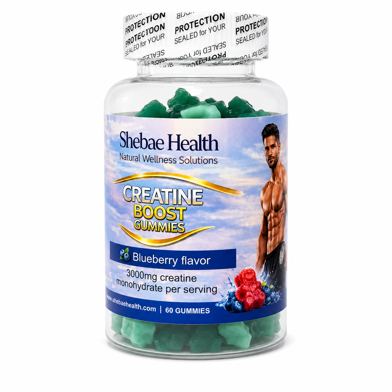 Creatine Boost Gummies Blueberry Flavor